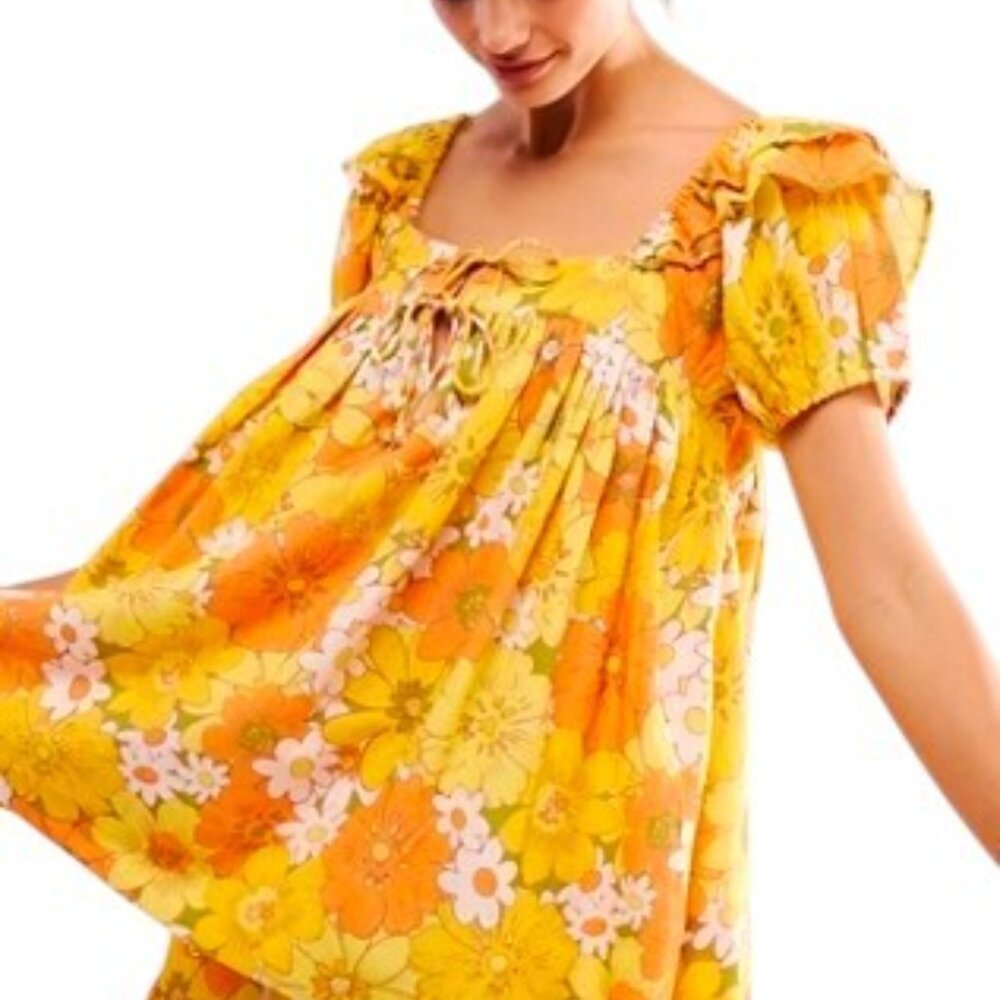 Free People Maggy Mae Set Extra Small Orange Crush Combo Sold Out